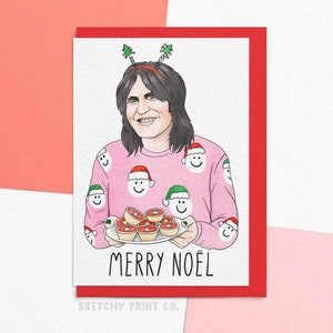 Carte de Noël drôle | Joyeux Noël | Carte de Noël à faire cuire pour maman ou soeur | Envoyez votre carte directement avec un message personnalisé