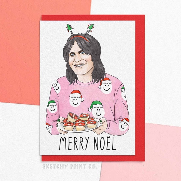 Funny Christmas Card | Merry Noël | Bake Off Xmas Card for Mum or Sister | Send Your Card Direct With A Custom Message