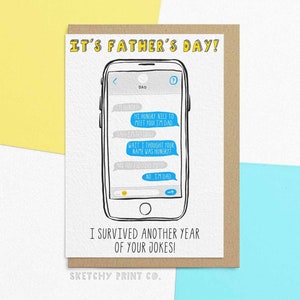 Fathers Day Card | Dad Joke | Funny Card For Dad | Send Your Card Direct With A Custom Message