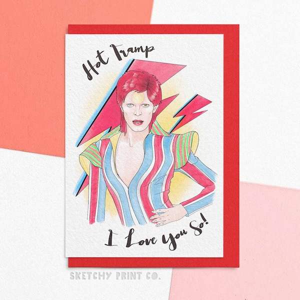 Funny Valentines & Love Card | Hot Tramp I Love You So | Send Your Card Direct With A Personalised Message