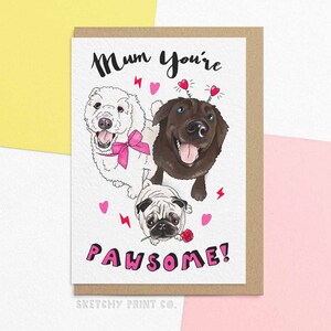 Fête des mères et carte d'anniversaire | Maman, tu es belle | Carte de voeux de maman de chien de Zazzle.be Liste d'envies Vous avez des idées ? Carte drôle de chien pour la fête des mères