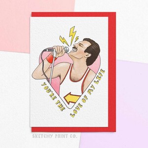 Valentinskarte | Du bist die Liebe meines Lebens | Lustige Valentinstagskarte | Senden Sie Ihre Karte direkt mit einer personalisierten Nachricht