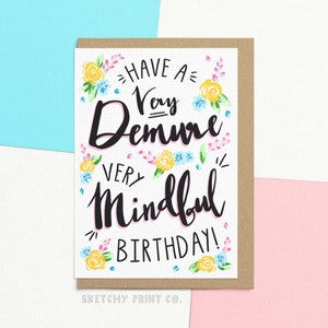 Carte de joyeux anniversaire drôle pour le meilleur ami | Très sage Très attentif | personnalisé avec votre message | Souhaits d'anniversaire idiots pour soeur