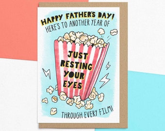 Funny Father's Day Card For Dad | Just Resting My Eyes | Send Direct With A Message