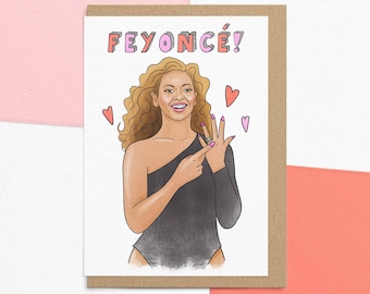 Funny Wedding & Engagement Card | Feyoncé | Put A Ring On It | Send Your Card Direct With A Personalised Message