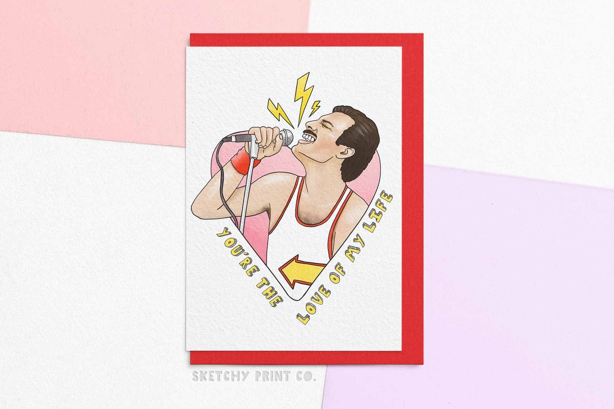 Valentines Card | You Are The Love of My Life | Funny Valentines Day Card | Send Your Card Direct With A Personalised Message