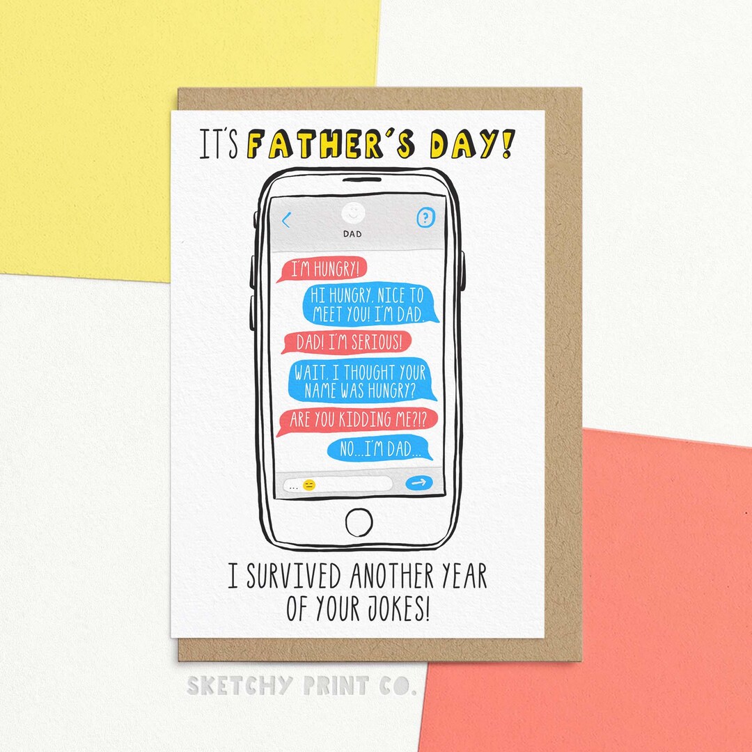 Funny Fathers Day Card for Dad | Dad Joke | Happy Father's Day | Send ...