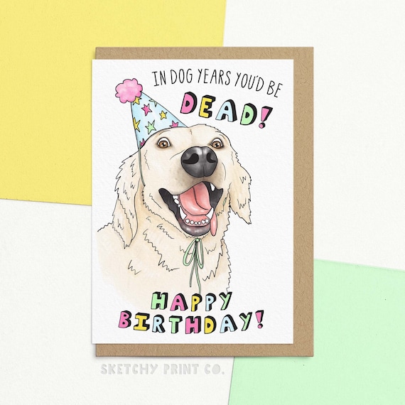 Carte « Joyeux Anniversaire » Cockapoo Dog Avec Enveloppe