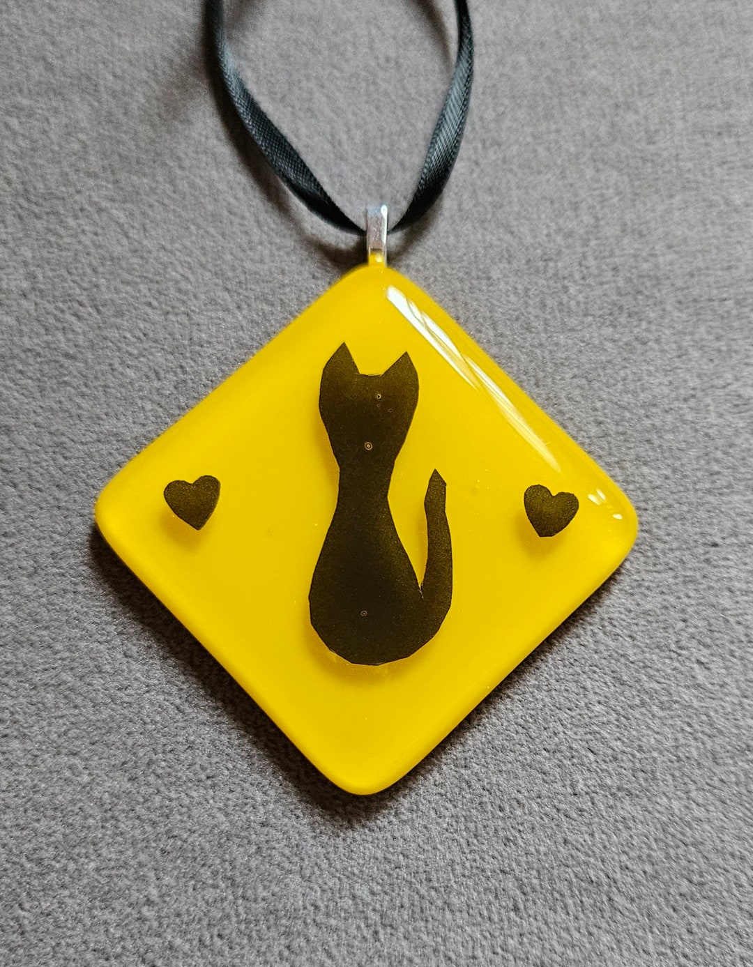 Black Cat Ornament Etsy