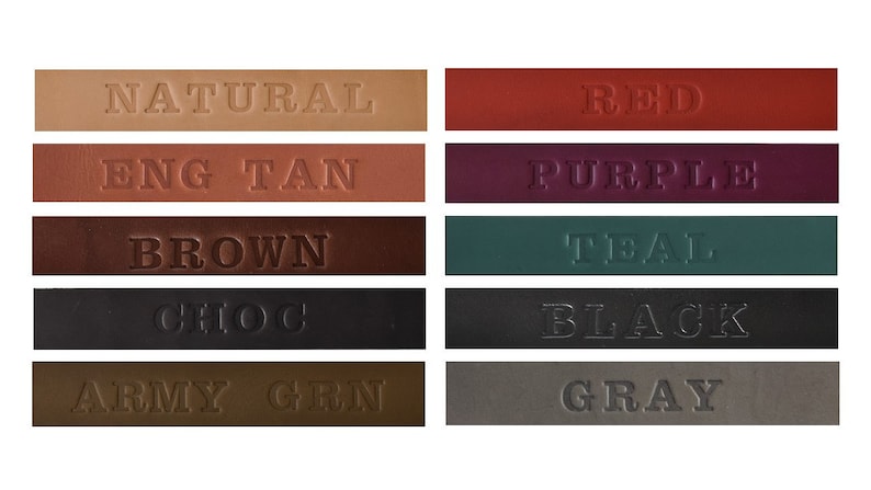 Personalized Leather Dog Collar w Leather Keeper Natural or Black Veg Tan Leather 34 inch or 1 inch Hand Stamped Collars Made in USA