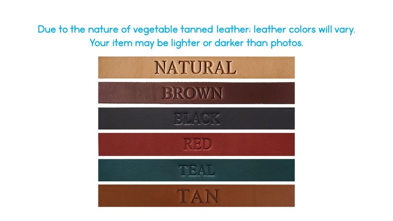 Personalized Brown Leather Dog Collar, Handmade Collars for Small and Large Dogs, Earth Tones, Made in U.S.A. image 5