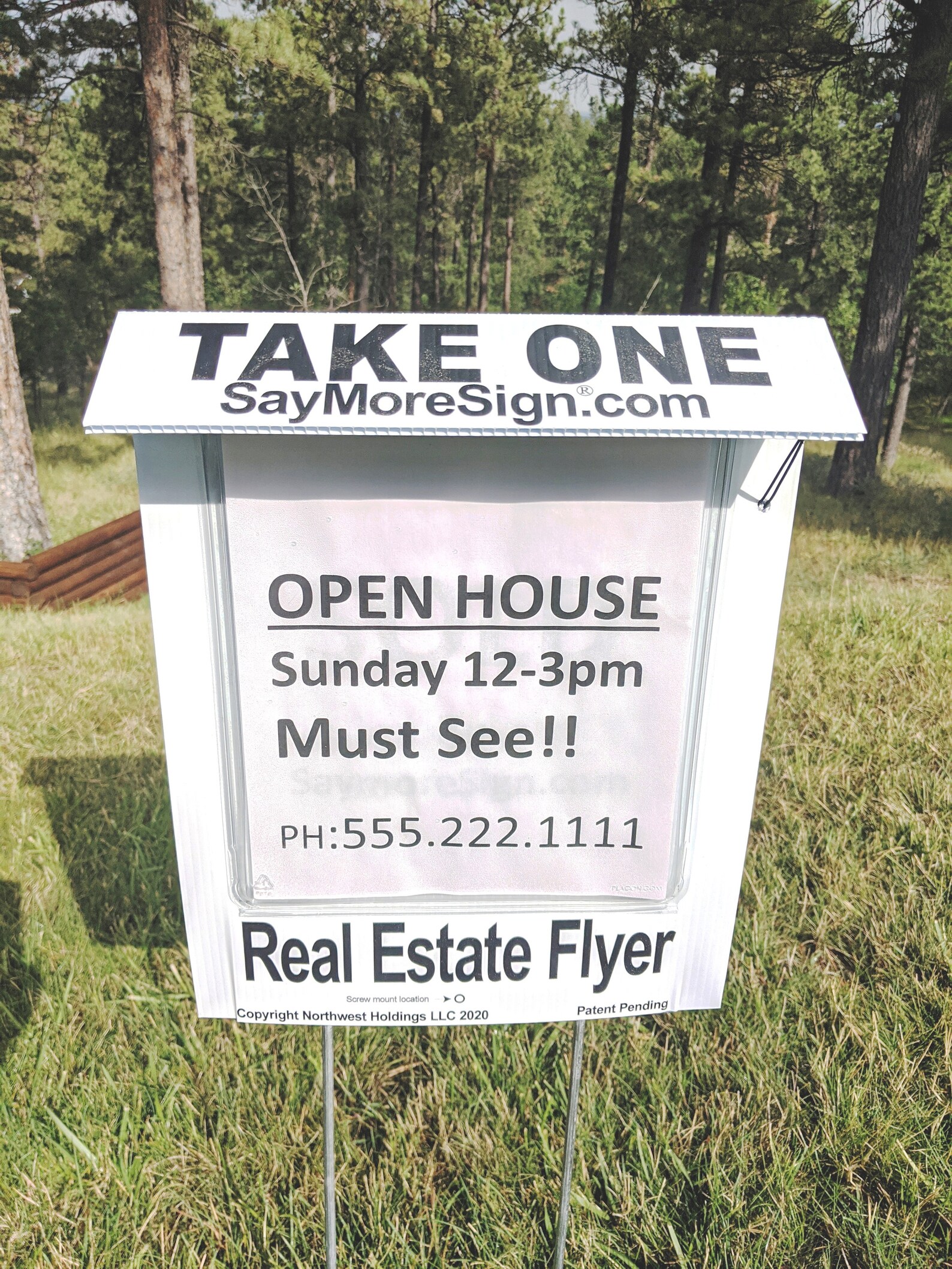 Real Estate Brochure Box Flyer Holder Brochure Box Etsy