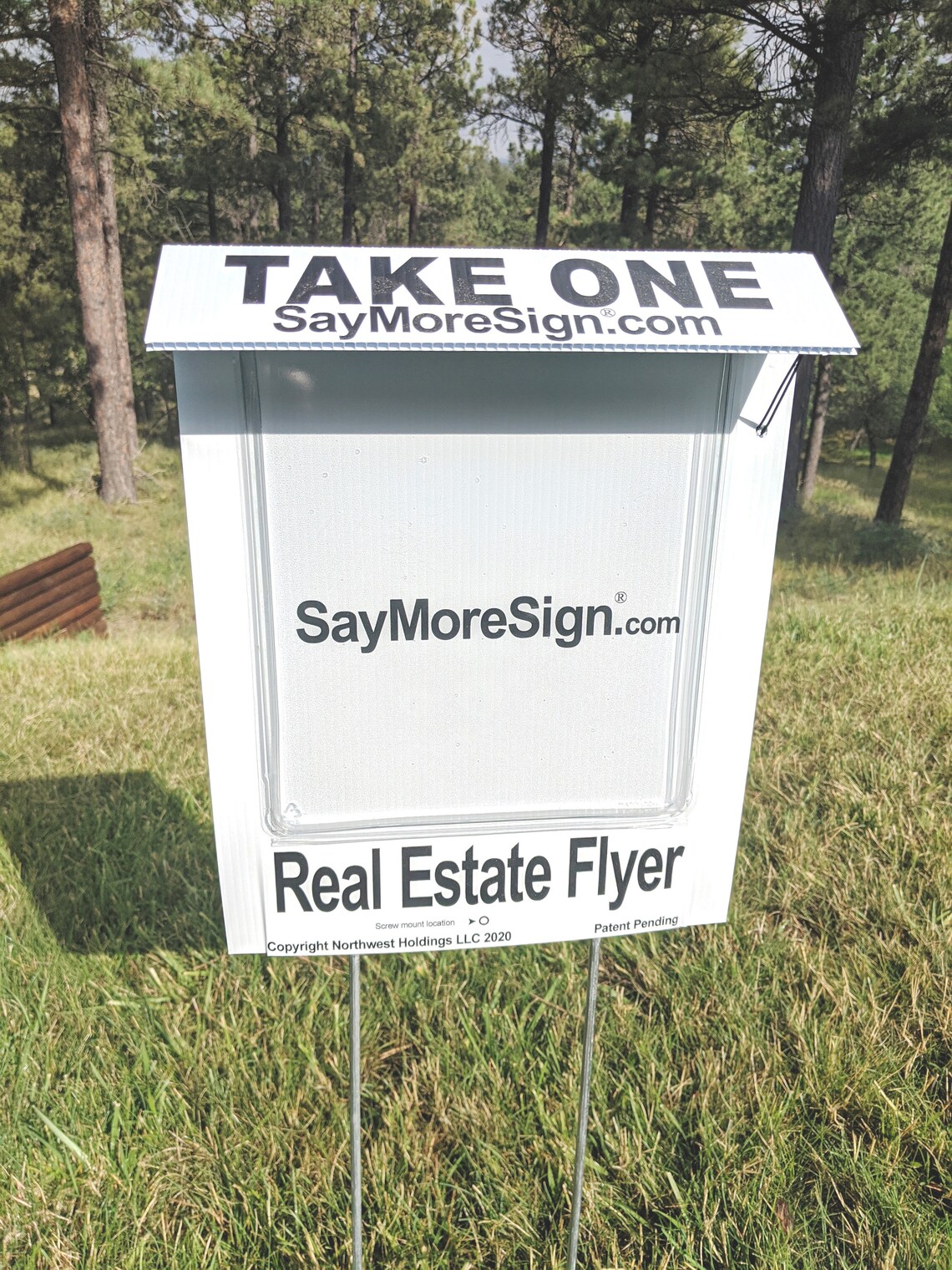 Real Estate Brochure Box Flyer Holder Brochure Box Etsy