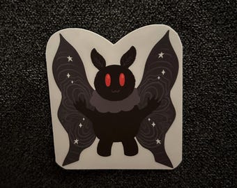 Mothman Sticker | Laptop stickers | Vinyl Stickers | Small Gift | Cryptid | Animal Sticker | Matte