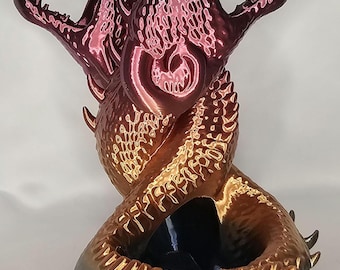 Torre de dados de dragones de duelo impresa en 3D – Juegos de rol D&D