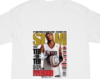 white iverson t shirt