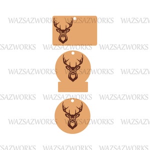 Deer Ornament file. great for laser engravers cutter svg dxf