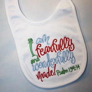 bibs, baby shower gifts, boy bibs, religious, embroidered, gifts