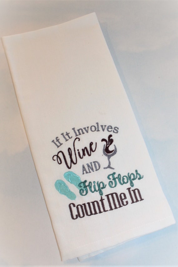 flip flop hand towels