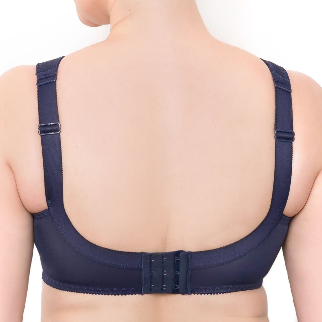Buy Wireless Plus Size Bra Minimizer Wide Straps Unlined Full Coverage 36  38 40 42 44 46 48 50 52/C D E F G H I J navy Online in India 