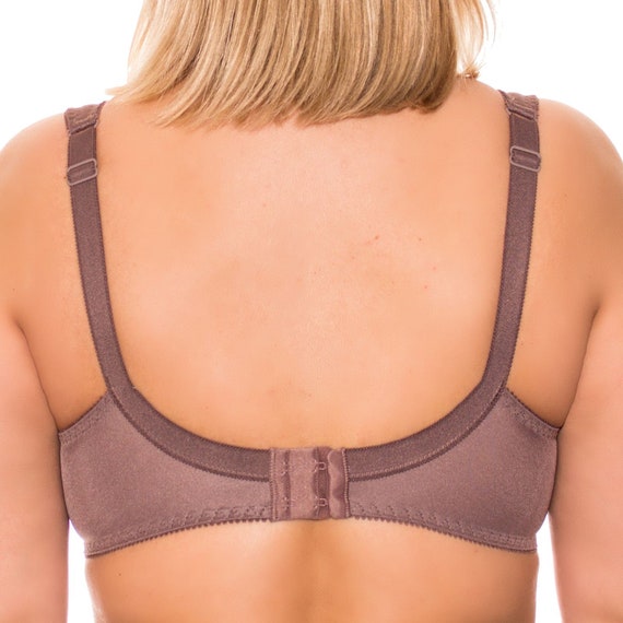 Full Coverage Underwire Bra Comfort Wide Straps Support Panels