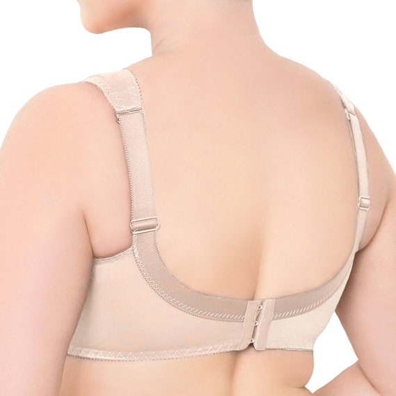 Wireless Plus Size Bra Minimizer Wide Straps Unlined Full Coverage 36 38 40  42 44 46 48 50 52/C D E F G H I J nude -  Canada