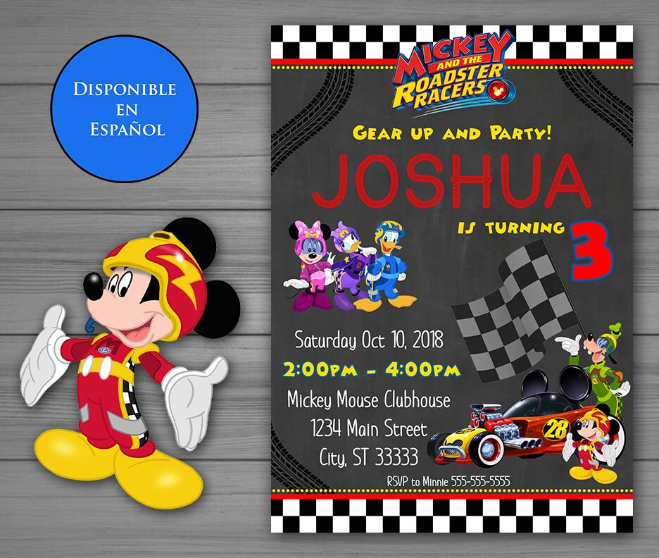 mickey-and-the-roadster-racers-printable-birthday-invitation-etsy