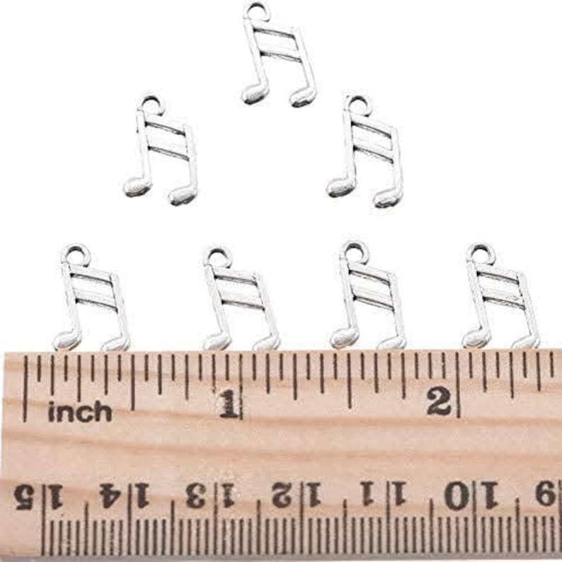 music note charm only jewelry gift customizable