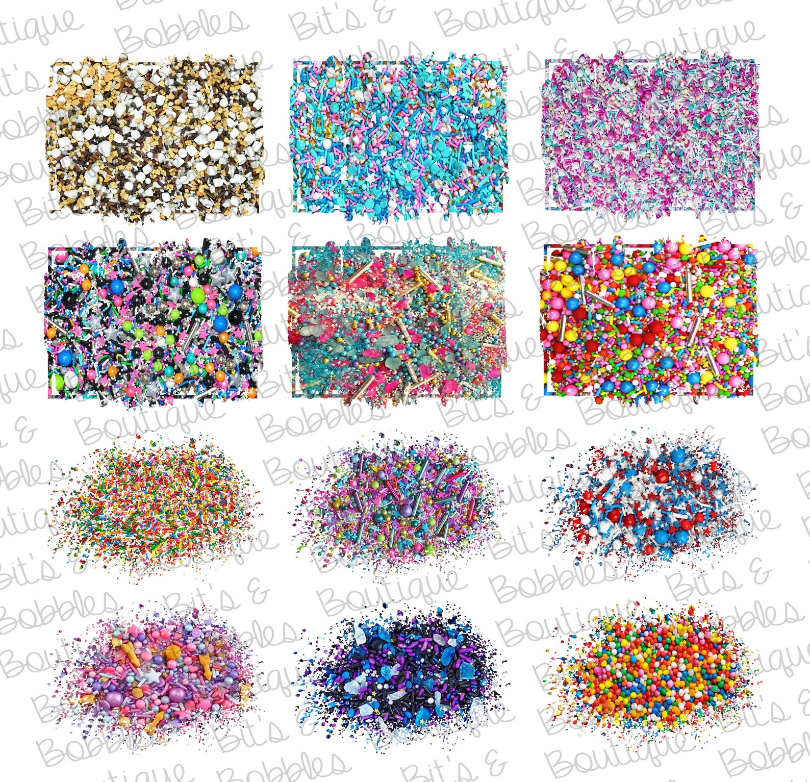 Sprinkle glitter birthday celebration candy background Etsy