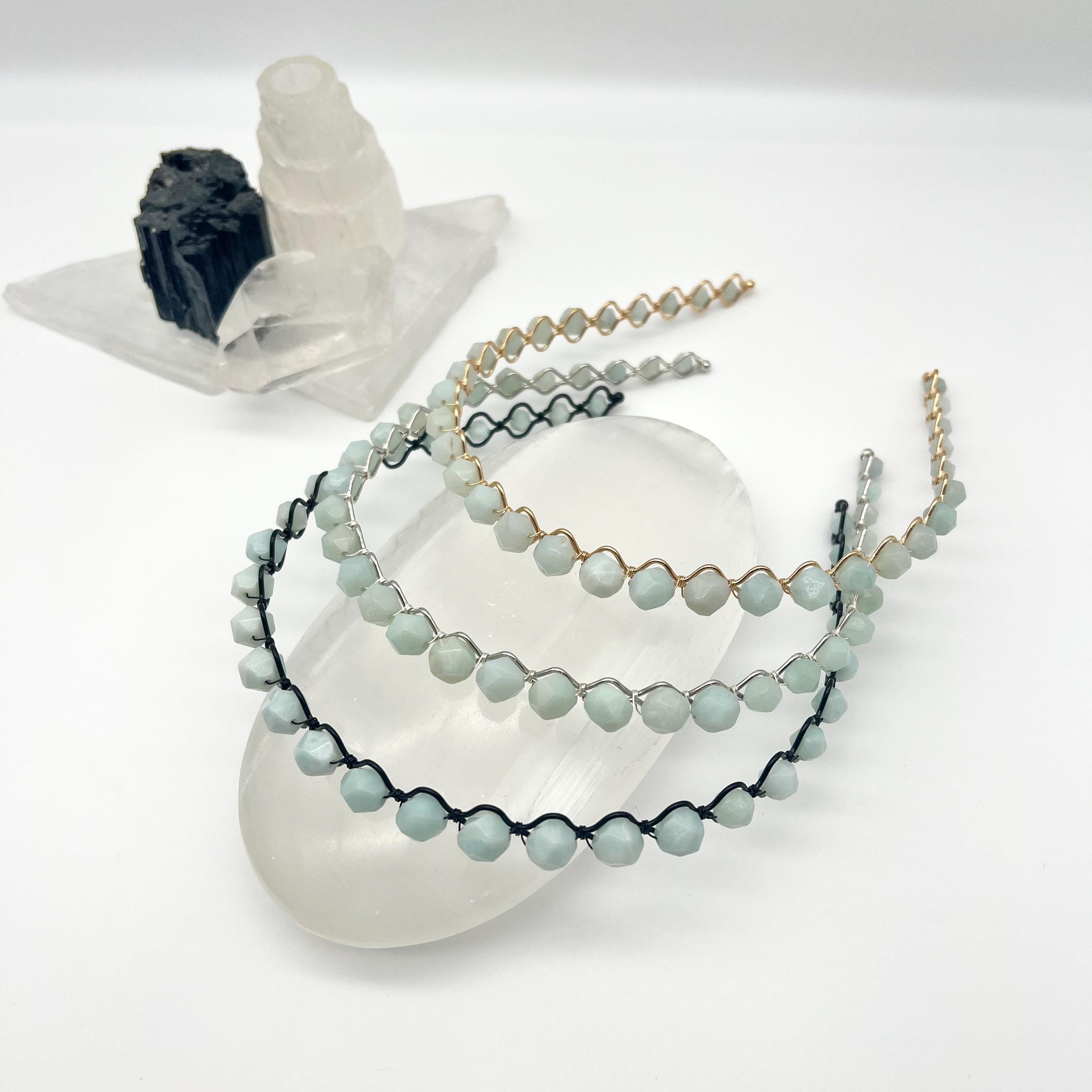 Handmade Beaded Butterfly Headband- Green & Teal Accents Green Butterfly Headband - Etsy main image 2