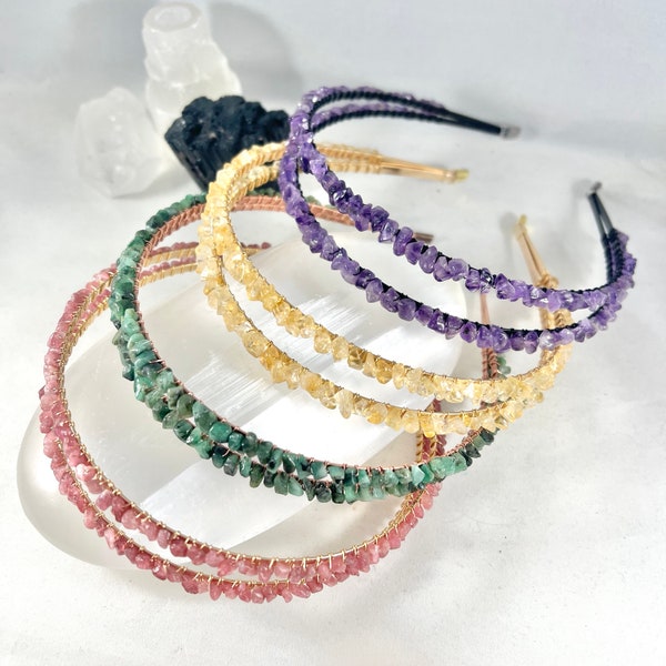 Two-Tier Diamond Encrusted Headband main image 1