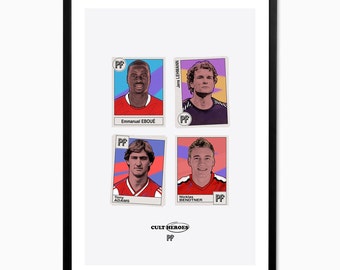 Arsenal "CULT HEROES" / Print