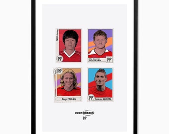 Man United "CULT HEROES" / Print