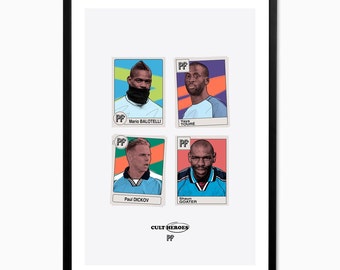 Man City "CULT HEROES" / Print