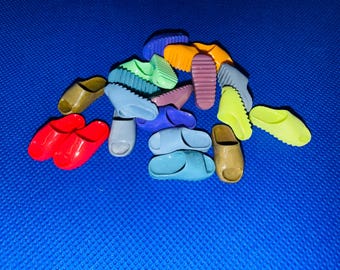 1:12 Scale Designer Style Slide Sandalen für TBLeague Phicen Weibliche Puppe | 3D Gedruckt