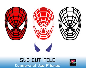 Download Spiderman Mask Svg Etsy SVG, PNG, EPS, DXF File