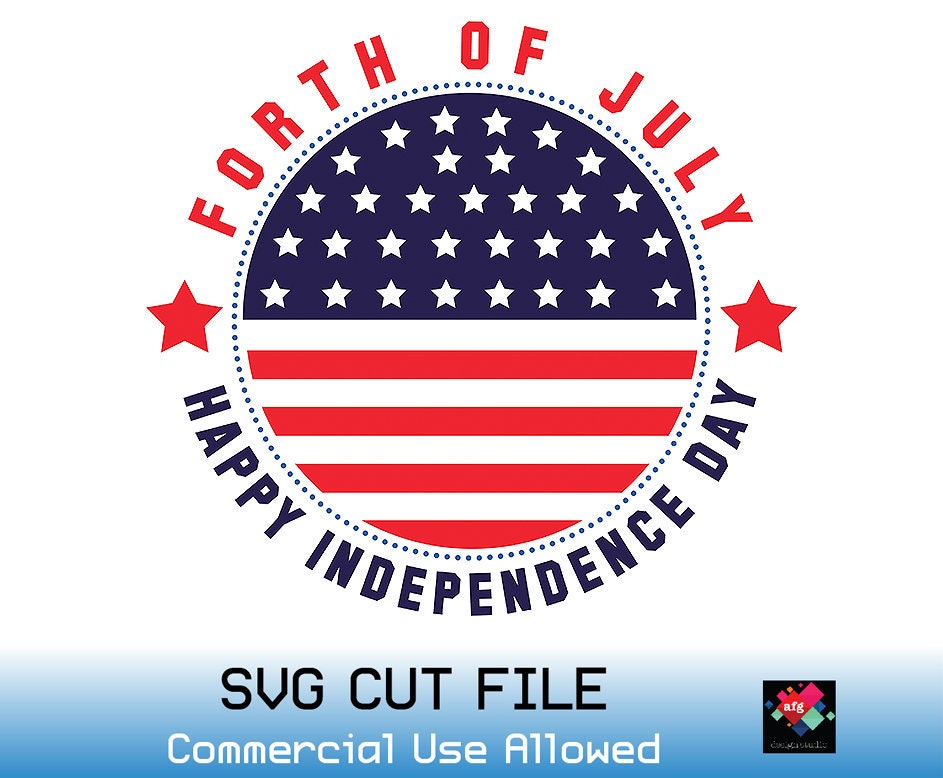 Download Fourth Of July Svg 4th Of July Svg Circle Monogrampatriotic Etsy