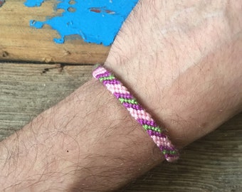 trigender pride bracelet, macrame trigender bracelet, trigender flag bracelet, lgtbi bracelet, trigender flag anklet,  Christmas gift