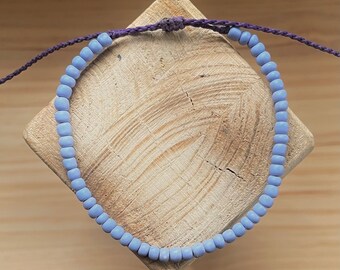 Handmade Crystal Ball Anklet, Adjustable Clasp, Summer Jewelry, Minimal Anklet, Elegant and Unique Accessory for Gift