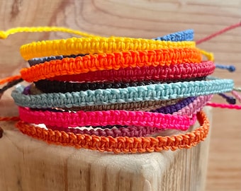 Fine Bracelet for Men, Men Bracelet, Basic Bracelet, Macrame Bracelet, Thread Bracelet, Water Resistant Bracelet, Birthday Gift