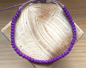 Handmade Crystal Ball Anklet, Adjustable Clasp, Summer Jewelry, Minimal Anklet, Elegant and Unique Accessory for Gift