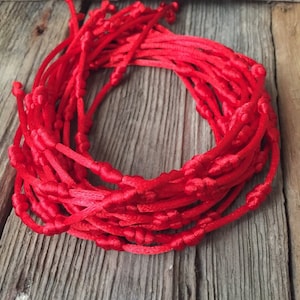 7 knots red bracelet, seven knots red bracelet, red bracelet, protection bracelet, bracelet against the evil eye, christmas gift
