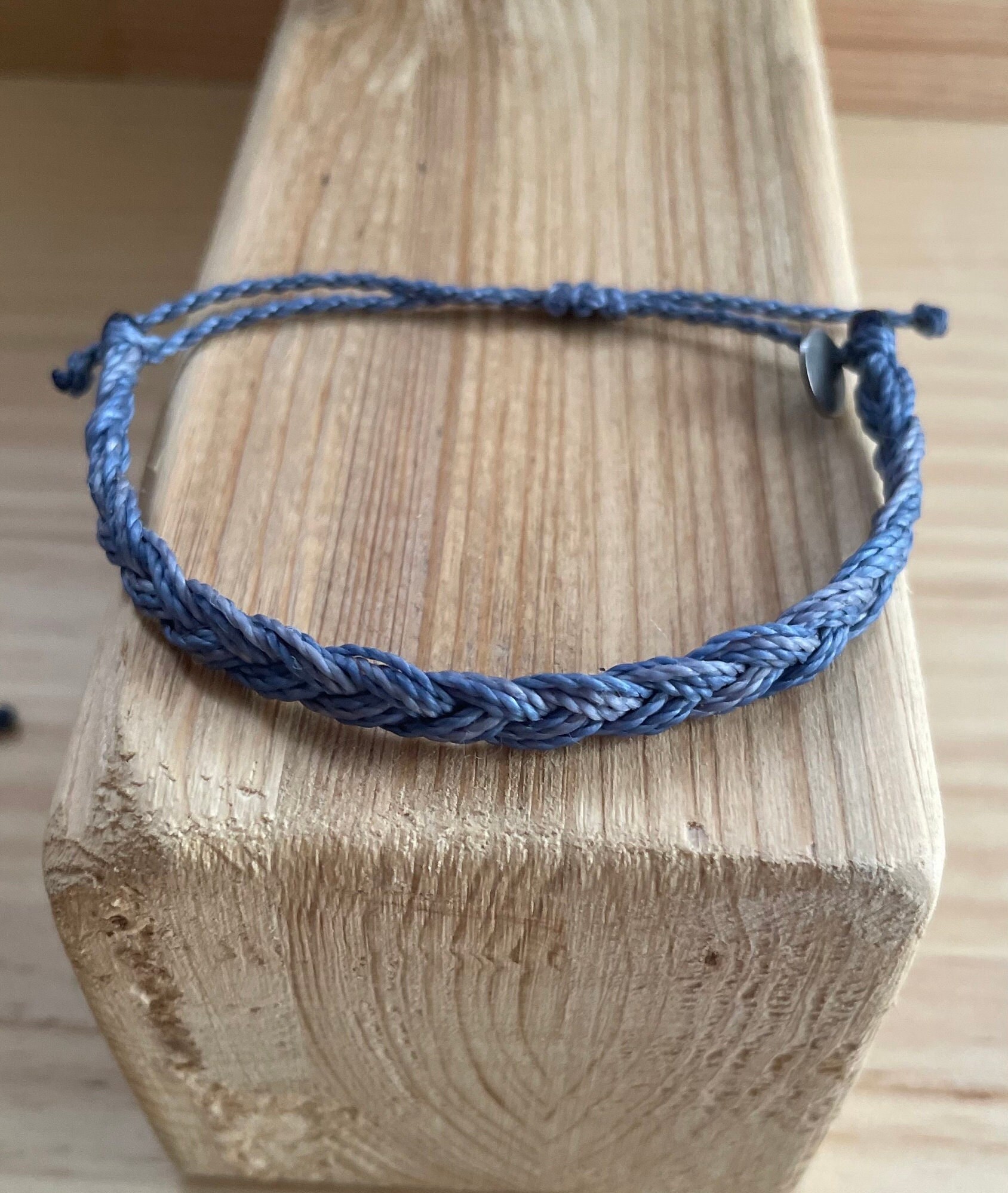 Bracciale Paracord Amicizia Regolabile – Blu Navy – Fatto A Mano Nel Regno Unito Da Artos Adventure