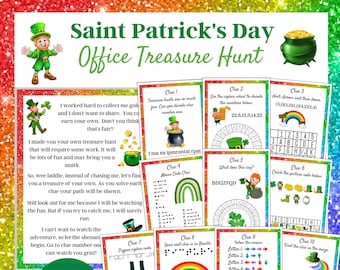 Poszukiwanie skarbów w biurze z okazji Dnia Świętego Patryka: List skrzata (PDF)