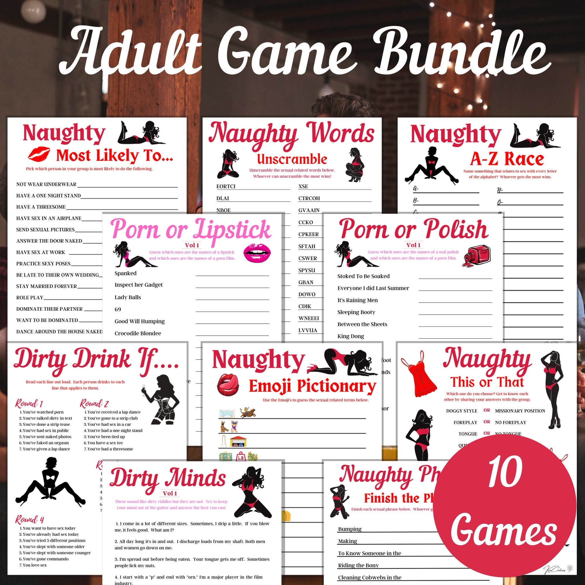 Adult Game Bundle Naughty Games Girls Night Out Stag Do picture picture