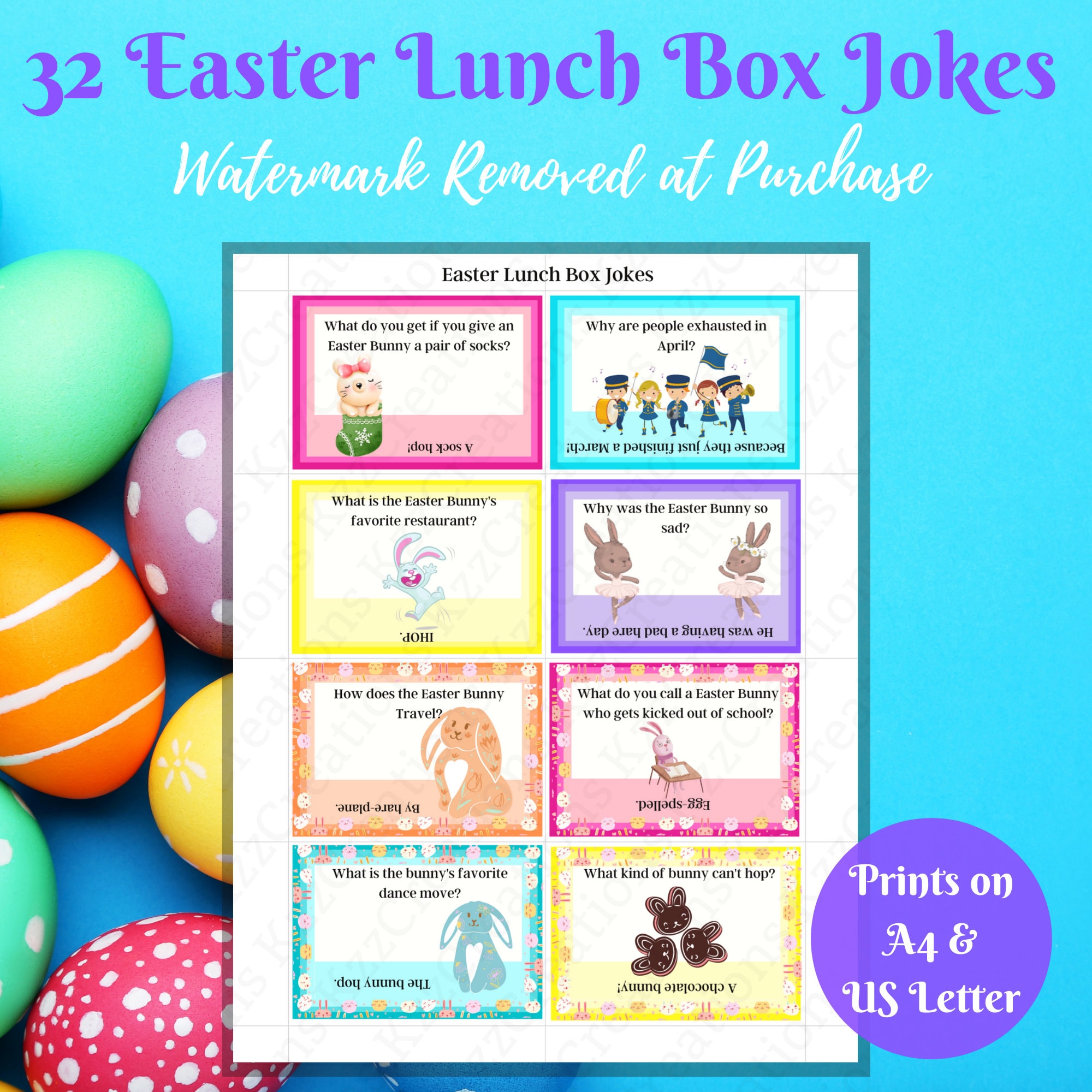 Wall Décor Wall Hangings Home Décor Joke of the Day Easter Lunch Box