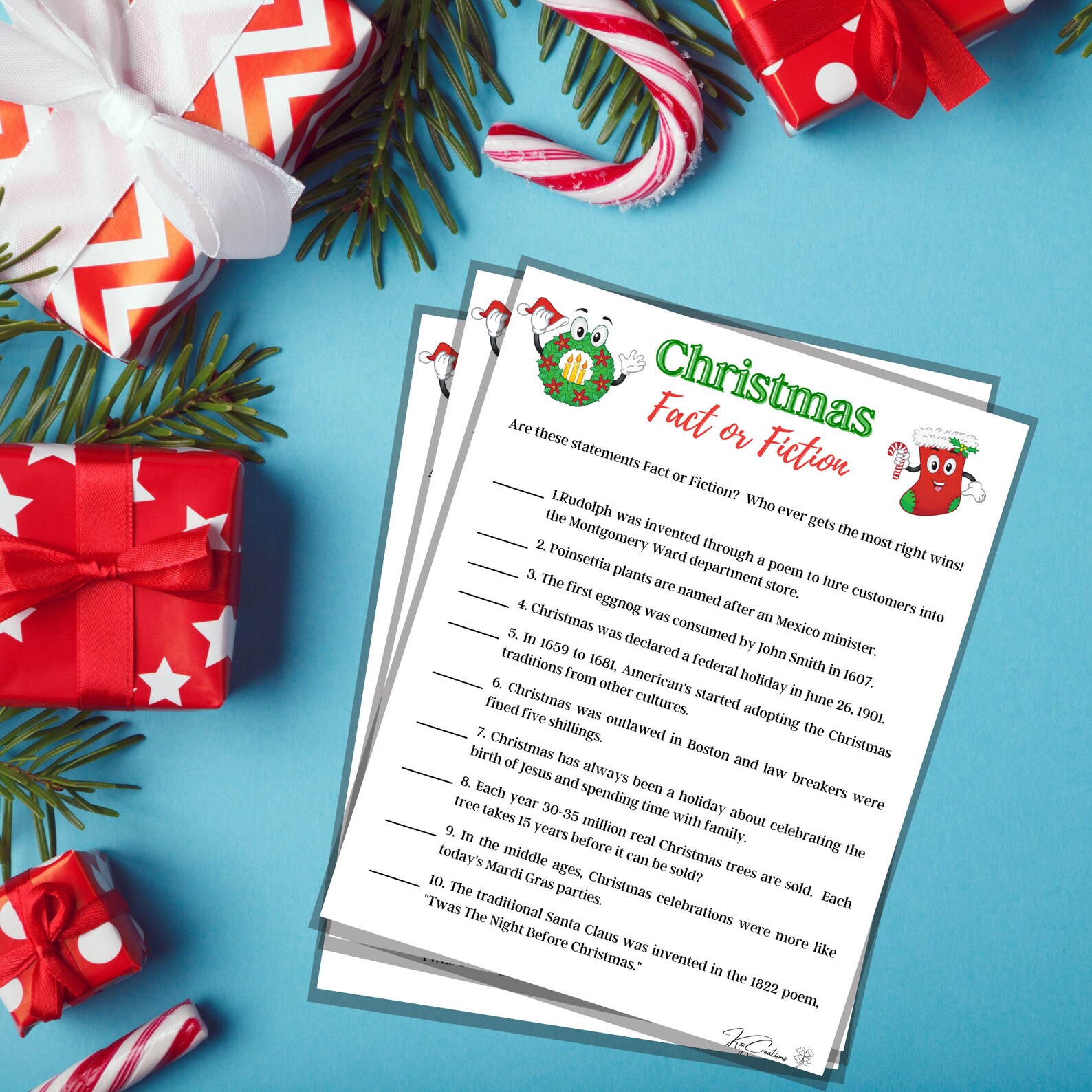 Christmas Fact or Fiction History of Christmas Christmas Etsy