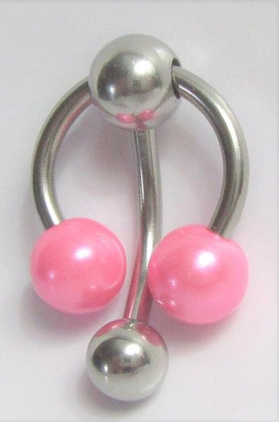 Dark Blue Crystal Ball Dangle Bar VCH Jewelry Clit Clitoral Hood Ring 14 gauge Dark Blue Crystal Ball Dangle Bar VCH Jewelry Clit Clitoral Hood Ring 14 gauge