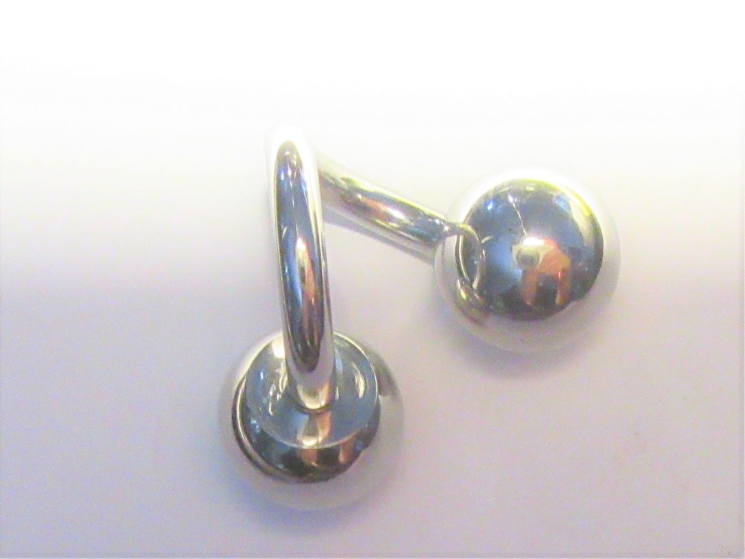 Bijoux génitaux masculins PA Prince Albert 8G 6G 4G 2G 0G 00G Piercing pour pénis avec haltères