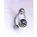 VCH Jewelry Vertical Hood Hematite Big Ball Hoop Dangle Barbell VCH Clitoral Hood Ring 14 gauge 14g Intimate Jewelry